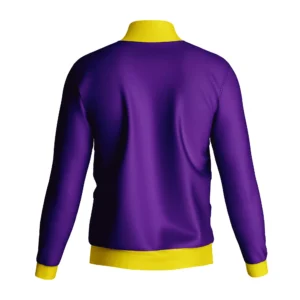 purple zip jacket track jacket back view