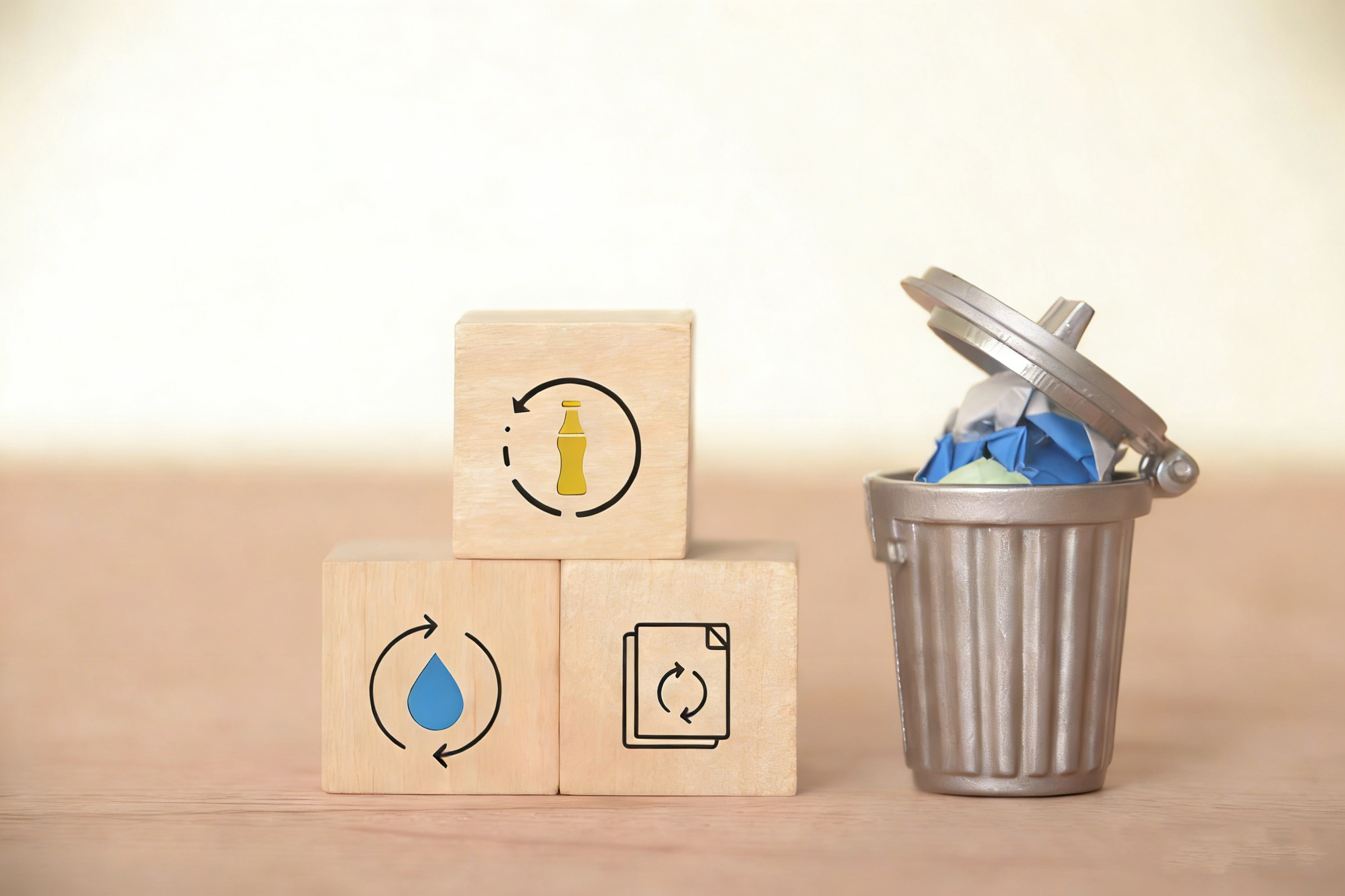 Circular economy for fabric technology 2026: recycling symbols representing textile manufacturing sustainability